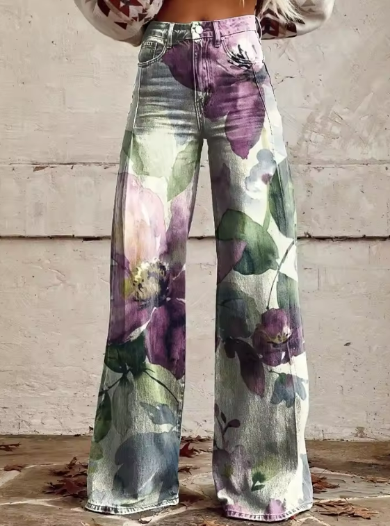 Alessia – Spodnie boho retro chic