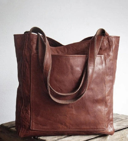 Solena | Klasyczna Torba Tote w Stylu Skórzanym