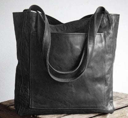 Solena | Klasyczna Torba Tote w Stylu Skórzanym