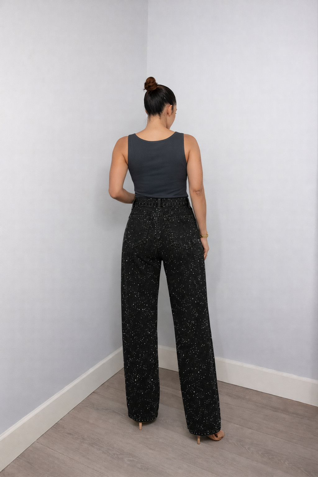 SANIRA™ | Damskie jeansy z wysokim stanem – proste nogawki, styl vintage