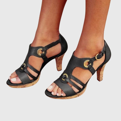 Adrianna™ | Eleganckie Sandały na Obcasie