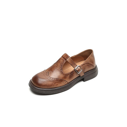 Mattea | Elegante Skórzane Buty Mary Jane