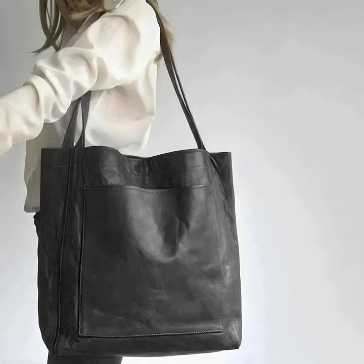 Solena | Klasyczna Torba Tote w Stylu Skórzanym