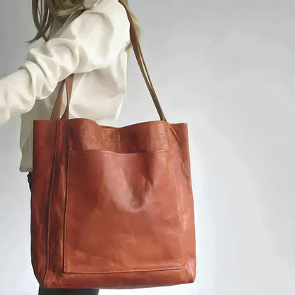 Solena | Klasyczna Torba Tote w Stylu Skórzanym