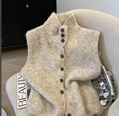 STAVIRA™ | Elegancka kamizelka dzianinowa – bez rękawów, stylowy krój