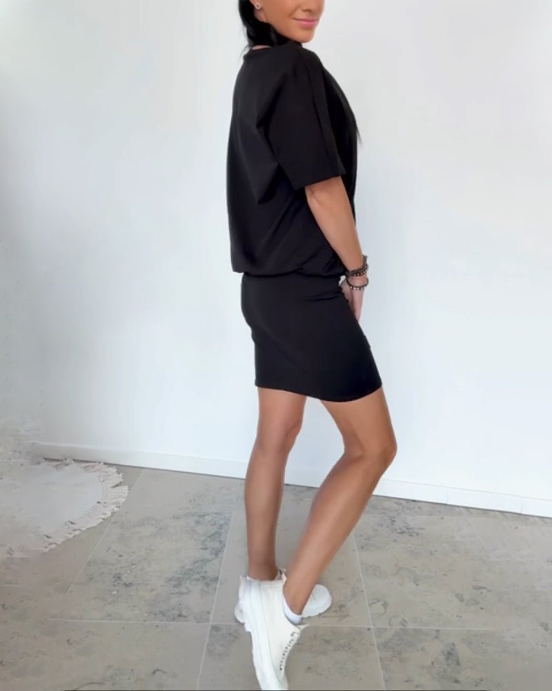 Melissa | Wygodna sukienka stretch o eleganckim, swobodnym kroju