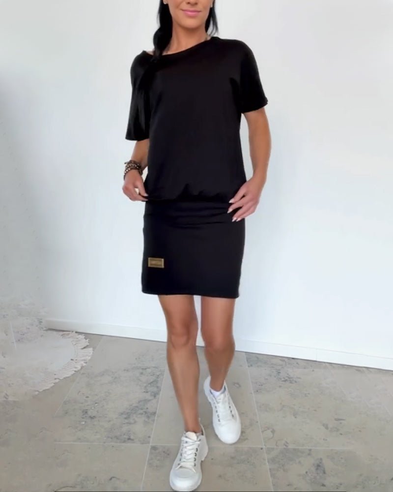 Melissa | Wygodna sukienka stretch o eleganckim, swobodnym kroju