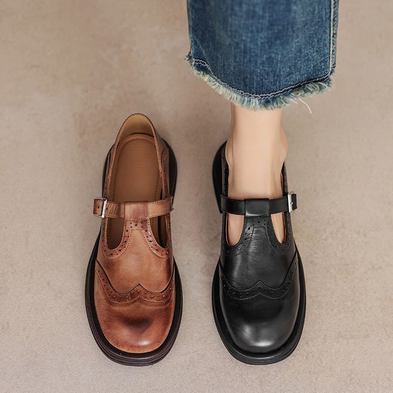 Mattea | Elegante Skórzane Buty Mary Jane