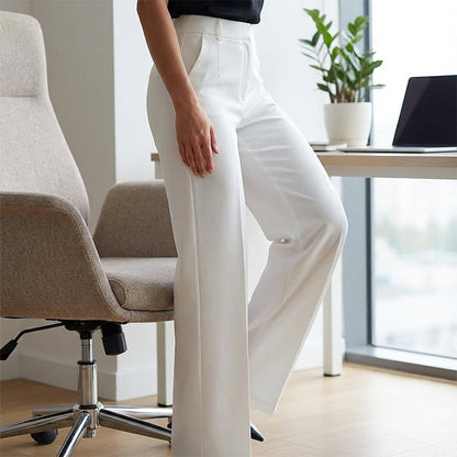 Veronik | Eleganckie spodnie damskie z wysokim stanem